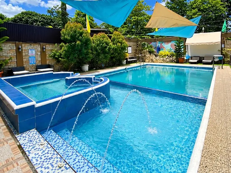 The swimming pool at The Resthouse Zamboanga